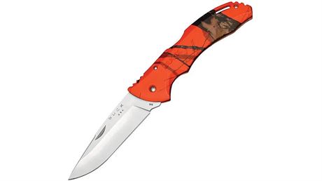 Buck Bantam Lockback Mossy Oak Folding Pocketknife - BU3284CMS9-Blaze Orange