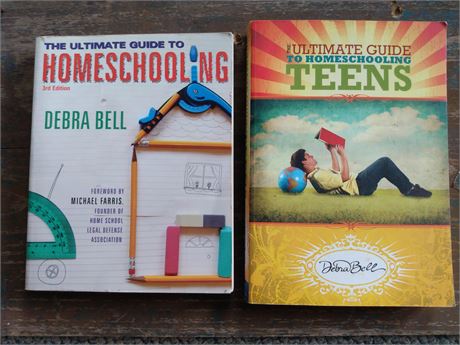 2 Guide to Homeschooling Books by Debra Bell, softcover
