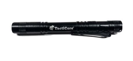 TactiCore LED Lightweight Aluminum Flashlight w/ Pocket Clip