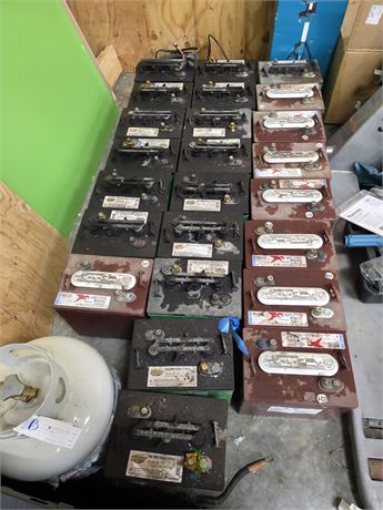 SOLD Set of 24 6 Volt Batteries Golf Cart/Off Grid $500 for set or $50 each