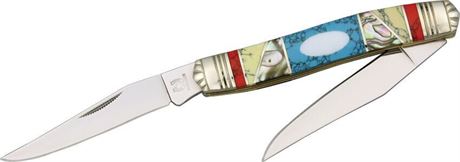 Rough Ryder Stoneworx Muskrat Mother Of Pearl Folding Knife Pocket - RR910