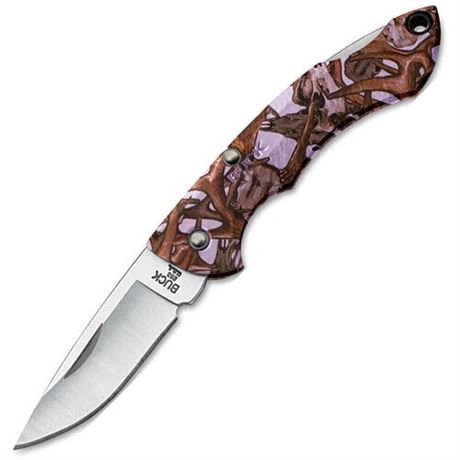 Buck Nano Bantam Lockback Folding Pocketknife BU283CMS16 -Lavender Head Hunterz