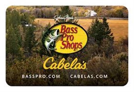 Bass Pro / Cabela's $50 Gift Card